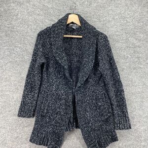 Eddie Bauer Black and White Cardigan Sweater